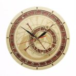 reloj astronomico de madera