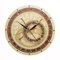 reloj astronomico de madera