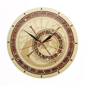 reloj astronomico de madera