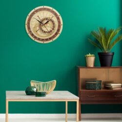 reloj astronomico de madera