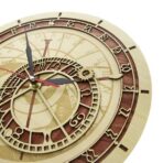 reloj astronomico de madera