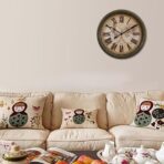 reloj con mapa mundial