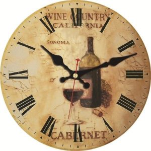 reloj botella de vino