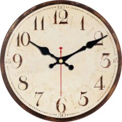 reloj de pared marron 1