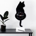 reloj pendulo cola de gato
