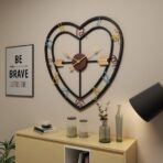 reloj de pared en forma de corazon