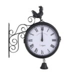reloj estacion exterior de doble cara