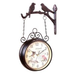 reloj de estacion de doble cara