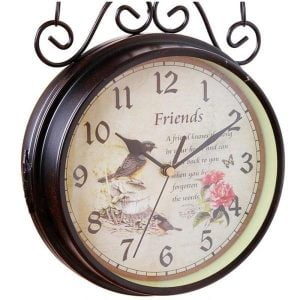 reloj de estacion de doble cara