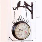 reloj de estacion de doble cara