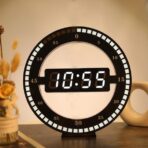 reloj de pared digital vintage