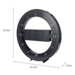reloj de pared digital vintage