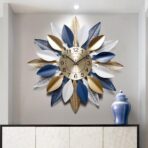 reloj de pared hoja
