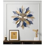 reloj de pared hoja