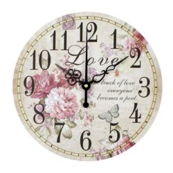 reloj flor vintage