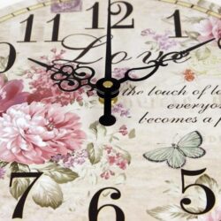 reloj flor vintage