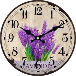 reloj de lavanda