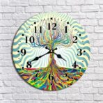 reloj de pared del arbol de la vida