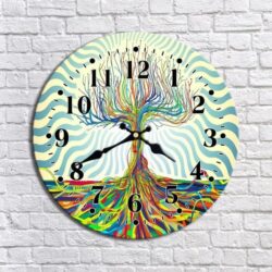 reloj de pared del arbol de la vida