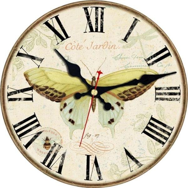reloj de pared con mariposa reloj de pared con mariposa