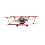 reloj de pared avion vintage