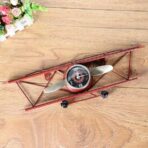 reloj de pared avion vintage