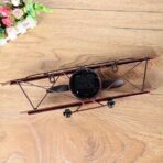 reloj de pared avion vintage
