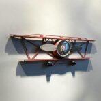 reloj de pared avion vintage