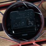 reloj de pared avion vintage