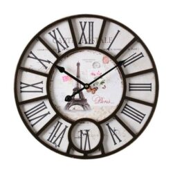 reloj de pared blanco vintage