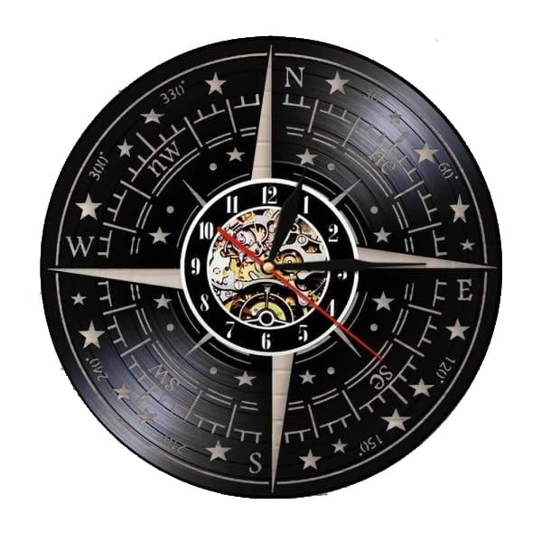 reloj de pared brujula reloj de pared brujula