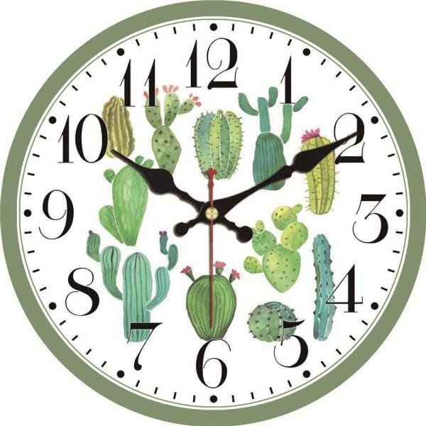reloj de pared cactus reloj de pared cactus