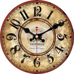 reloj de pared chardonnay