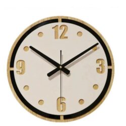 reloj de pared roble