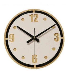 reloj de pared roble