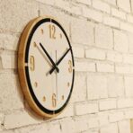 reloj de pared roble