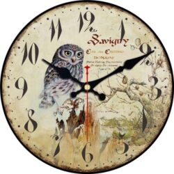 reloj de pared buho 1