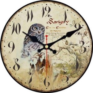 reloj de pared buho 1