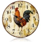 reloj de pared gallo