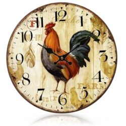 reloj de pared gallo
