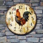 reloj de pared gallo