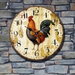 reloj de pared gallo