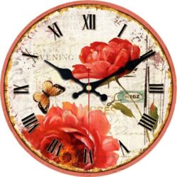 reloj de pared de amapola