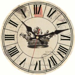 reloj de pared de corona