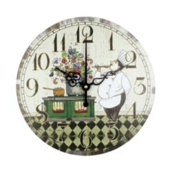 reloj de pared cocina vintage