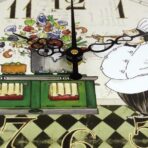 reloj de pared cocina vintage