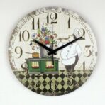 reloj de pared cocina vintage