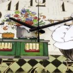 reloj de pared cocina vintage