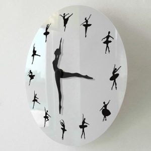 reloj de pared bailarina