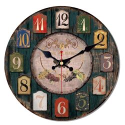 reloj de pared de colores